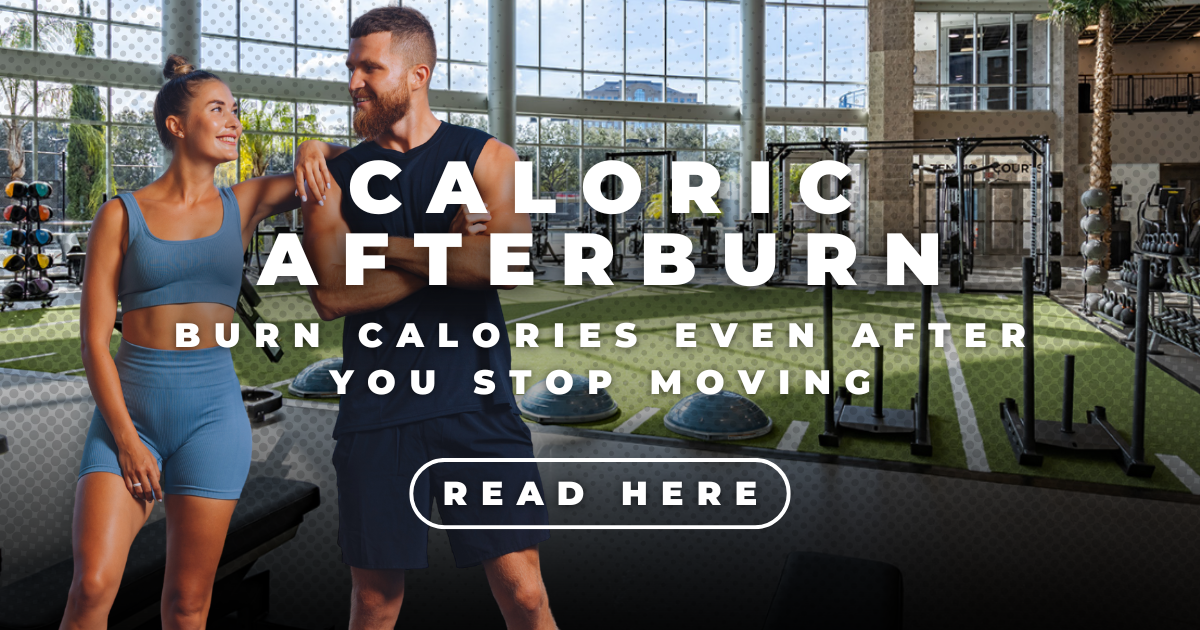 Burn calories even after you stop moving!